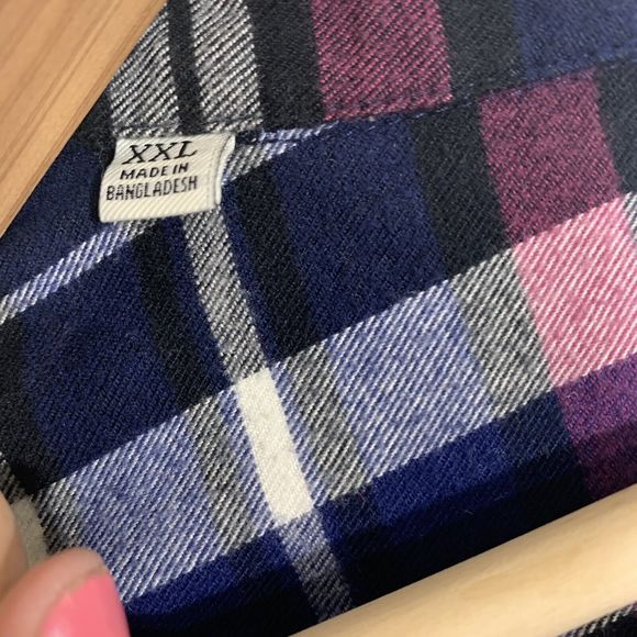 Jachs Girlfriend Plaid Multicolor Button Plus Size XXL Women’s - Picture 7 of 14